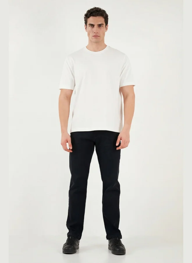 Buratti Buratti Comfort Straight Leg Regular Waist Jeans Men's DENIM PANTS 4412C53TEXAS