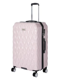 bebe BEBE Tiara Hardside Luggage on Wheels for Unisex | Ultra Lightweight ABS on with Spinner Wheels 4 Color Rose Pink  - Image 3