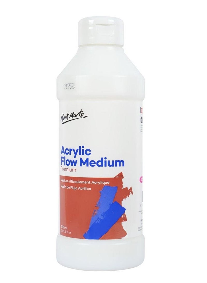 Mont Marte 500ml Premium Acrylic Flow Medium - Image 1