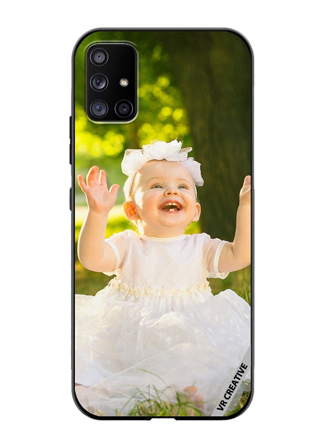 VR CREATIVE Protective Case Cover For Samsung Galaxy A51 5G Princess Baby Girl Design Multicolour - Image 1