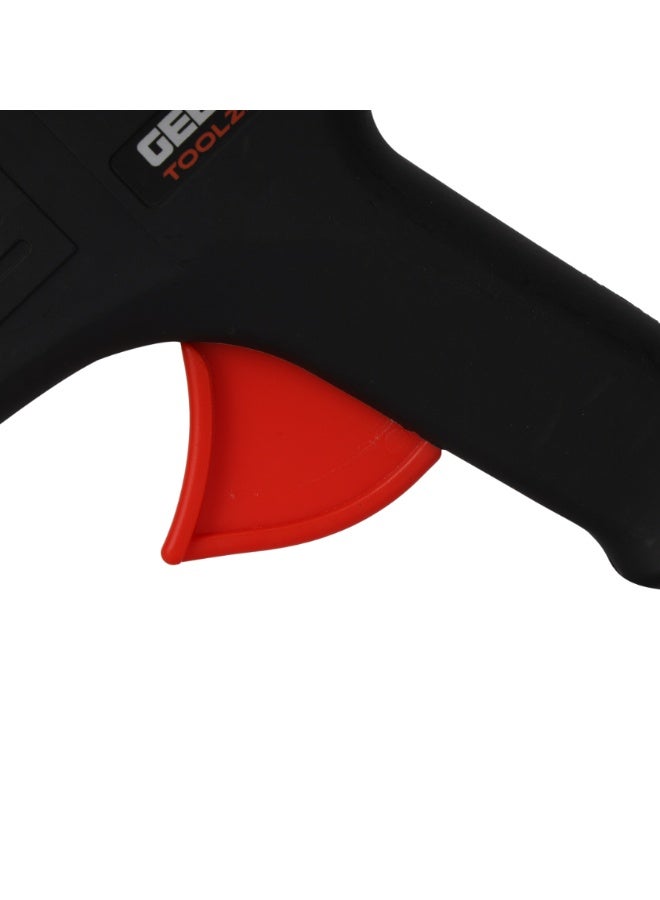 Geepas Glue Gun- GGN0040-240/ 40 W, Quick, Easy, Perfect for Indoor and Outdoor Use/ 3-5 Min Pre-Heating, 3-6 g/min Flow Rate, for Bonding Craft, Woodworking, DIY Repairs, Small Projects Essentials, Etc./ Black and Red - Image 3