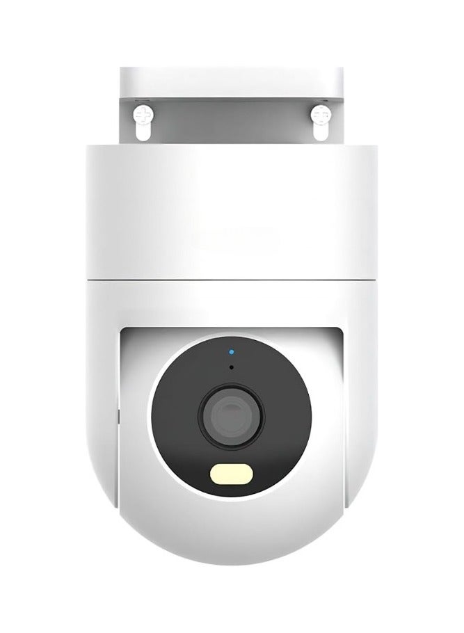 REBENUO Original CW300 Outdoor Security Camera 4MP IP66 Waterproof Full Color Night Vision WiFi Camera US Plug(White) - Image 1