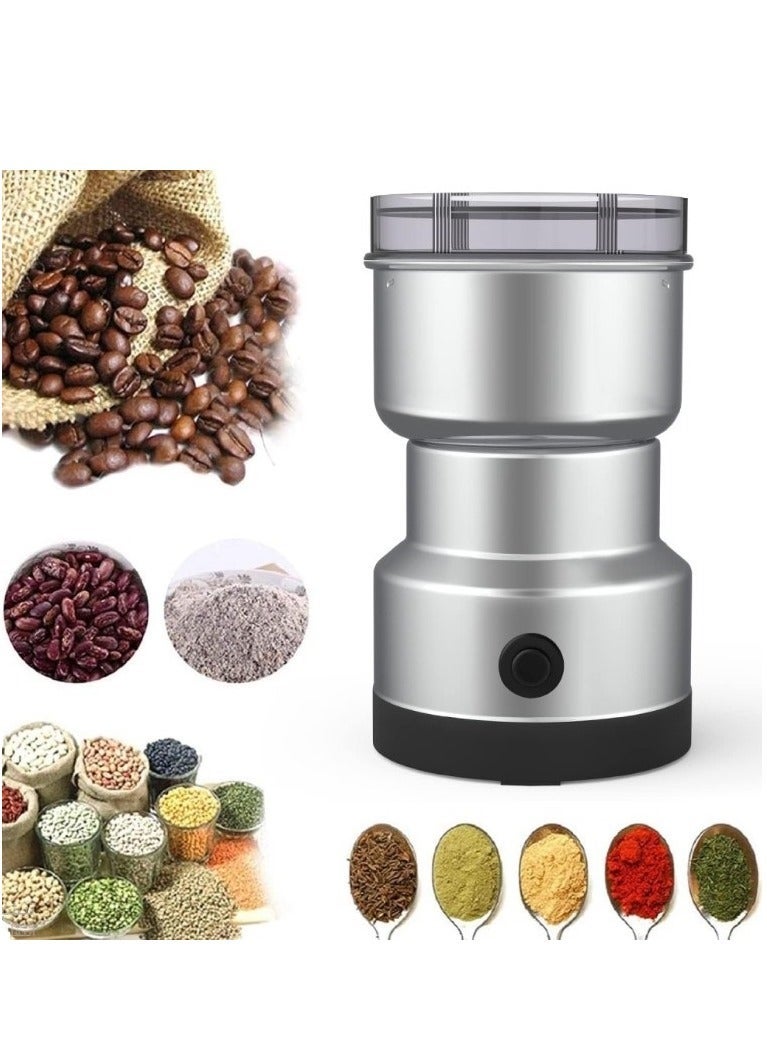 دينكس مطحنة قهوة صغيرة محمولة خفيفة الوزن ومتعددة الوظائف من الفولاذ المقاوم للصدأ لحبوب القهوة والتوابل - Image 1
