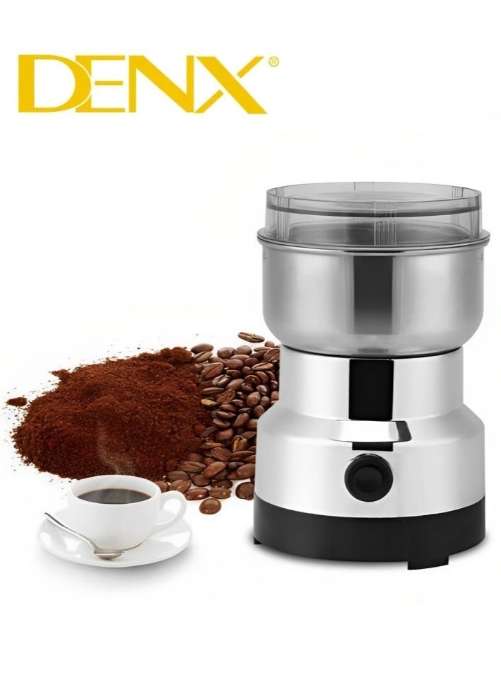 دينكس مطحنة قهوة صغيرة محمولة خفيفة الوزن ومتعددة الوظائف من الفولاذ المقاوم للصدأ لحبوب القهوة والتوابل - Image 2