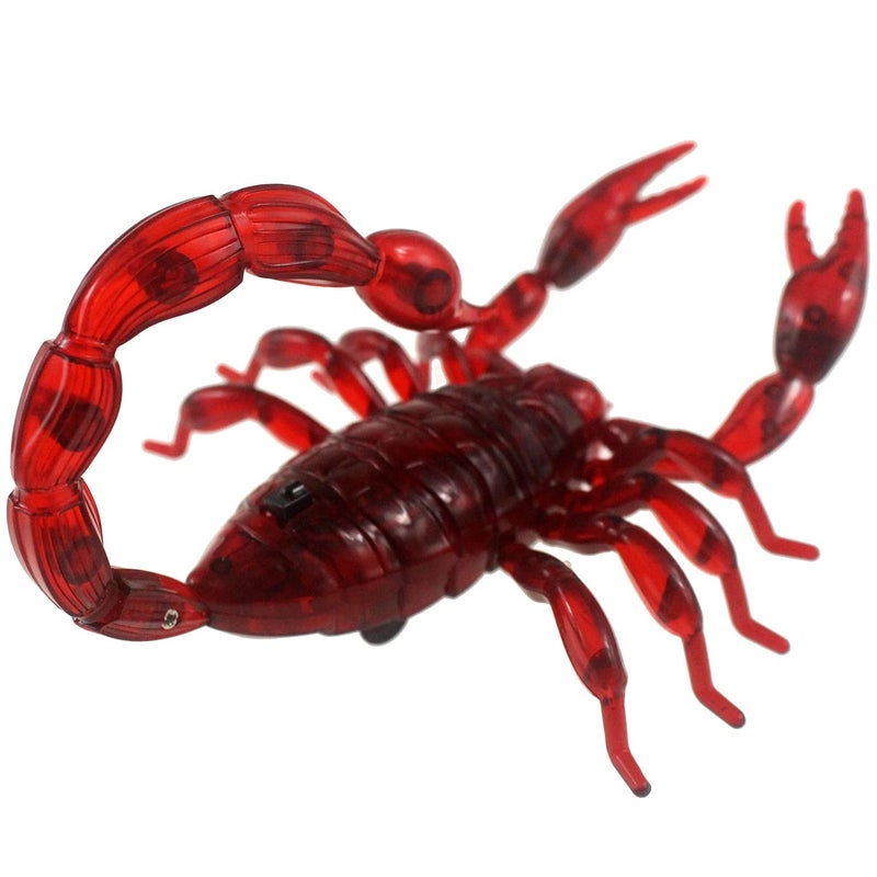 Tipmant Simulation RC Scorpion Remote Control Animal Vehicle Car Electric Scary Trick Prank Toy Halloween Kids Gift Red - Image 3
