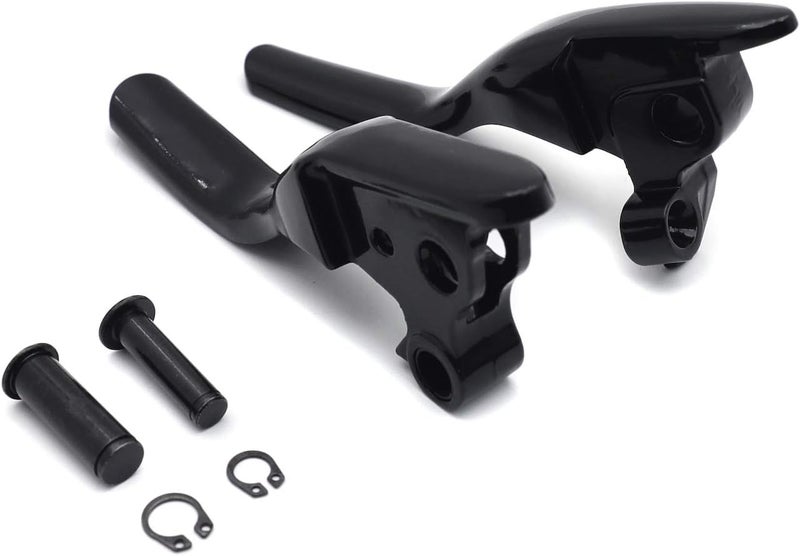 HK MOTO Black Brake Clutch Short Hand Levers for Harley 2008-2013 Touring Trike - Image 3