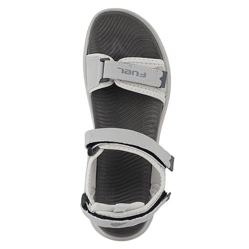 FUEL Sandals for Women, Comfortable & Lightweight Dailywear, Flexible & Breathable, Stylish Casual Outdoor Footwear For Ladies (Grey-4UK) - Image 5