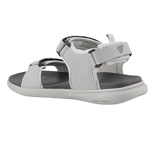 FUEL Sandals for Women, Comfortable & Lightweight Dailywear, Flexible & Breathable, Stylish Casual Outdoor Footwear For Ladies (Grey-4UK) - Image 4