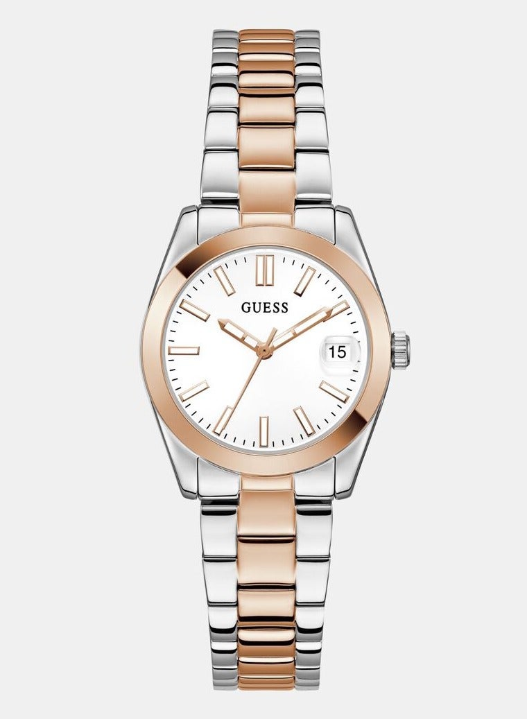 GUESS Ladies 2-Tone Date Watch - Image 1