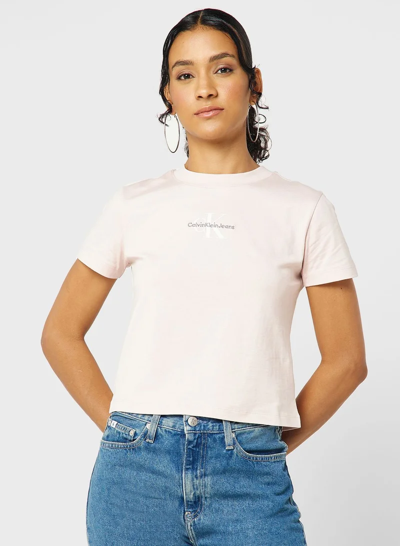 Calvin Klein Jeans Crew Neck Logo T-Shirt