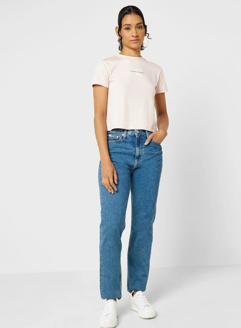 Calvin Klein Jeans Crew Neck Logo T-Shirt