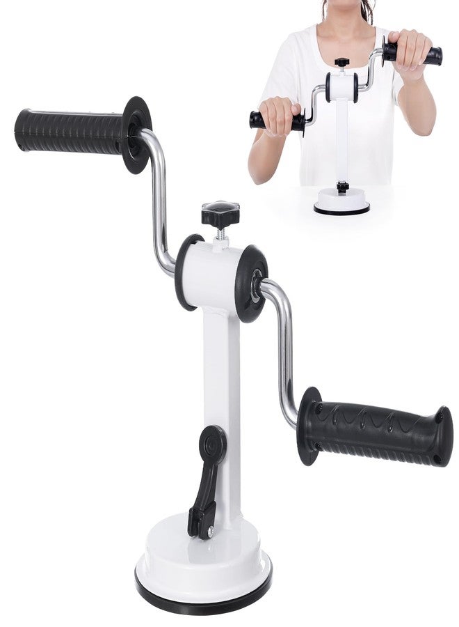 JFMkaer Arm Bike for Physical Therapy | Portable Rehabilitation Exerciser for Arm and Shoulder Workout, Home Fitness Equipment for Seniors with Strong Suction & Adjustable Resistance - Image 1