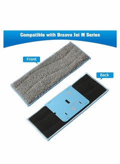 Y&D Replacement Washable Wet Mopping Pads, and Reusable Compatible for iRobot Braava Jet M6, 6110, 6112 Robot Mop, 3 Pack  - Image 2