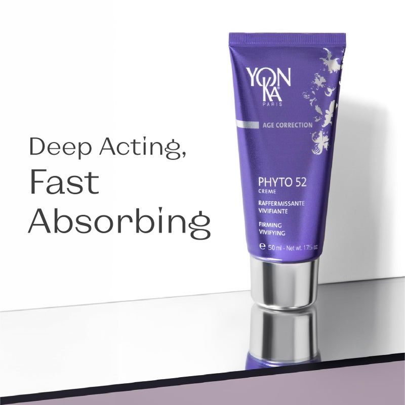 Yonka Yon-Ka Phyto 52 Skin Firming Cream | Anti-Aging Facial Moisturizer and Night Creme | Tighten Skin and Reduce the Look of Pores with Vitamin E | Paraben-Free | 1.41 oz - Image 5