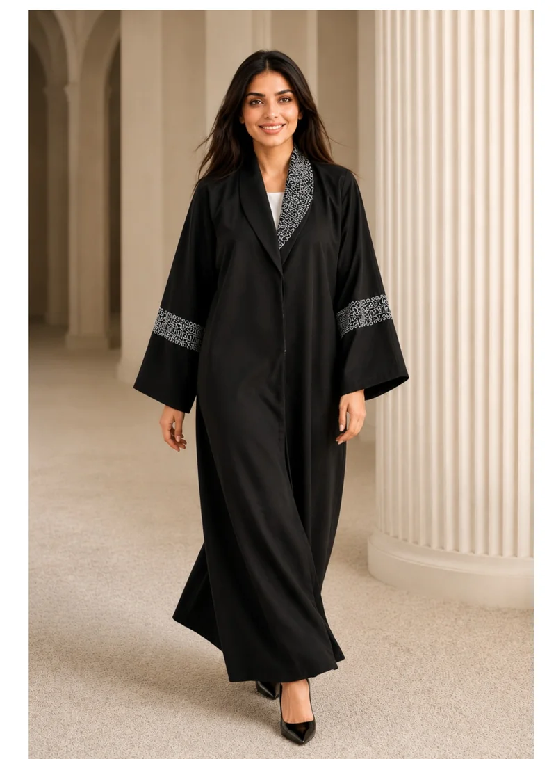 Moistreet MOiSTREET Handmade Barbie Crepe Abaya