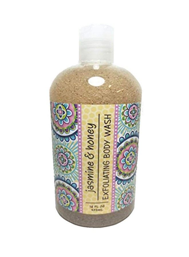 greenwich bay Exfoliating Body Wash Enriched With Shea Butter Blended With Loofah And Apricot Seed 16 Oz (Jasmine & Honey) - Image 2