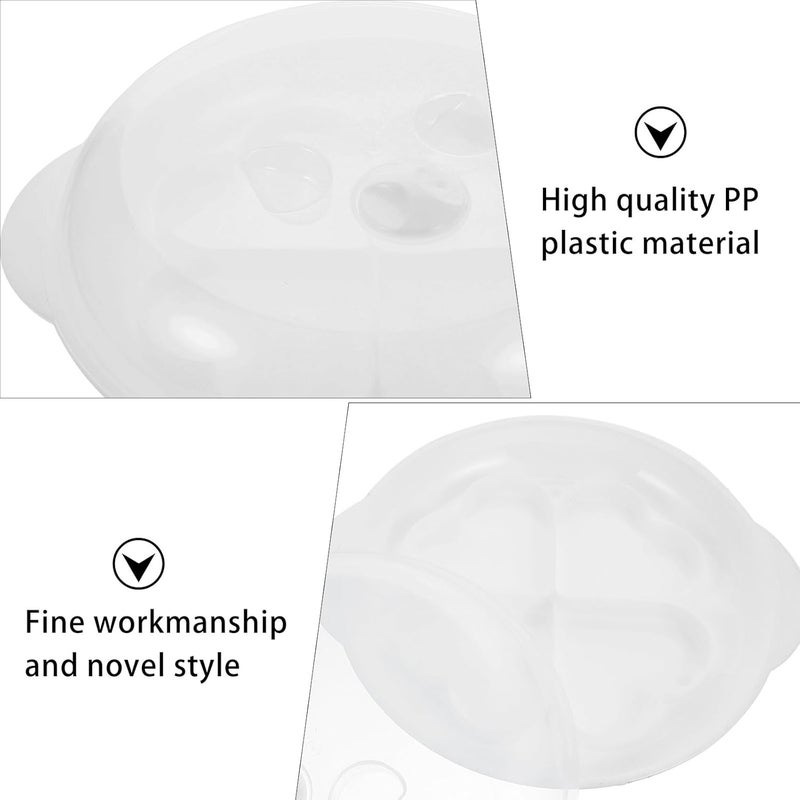 Microwave Egg Poacher and Cooker Mold, Heart-shaped Steamed Egg Maker, Microwave Cookware for Healthy Breakfast and Stovetop Use - Image 3