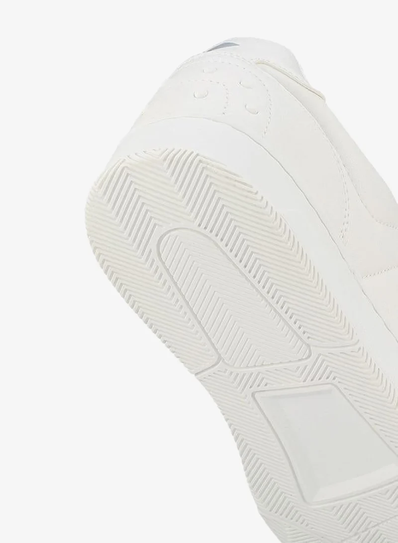 Lee Cooper WHITE Lace-Up Ankle School Sneakers for Men | Best Price UAE