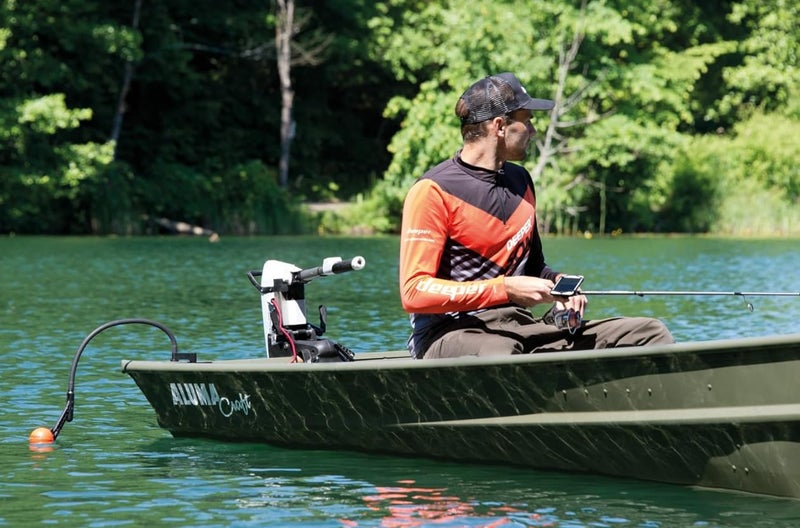 DEEPER ITGAM0007 Deeper Flexible Arm Mount 2.0 for Boats/Kayaks, Black , 80cm - Image 5