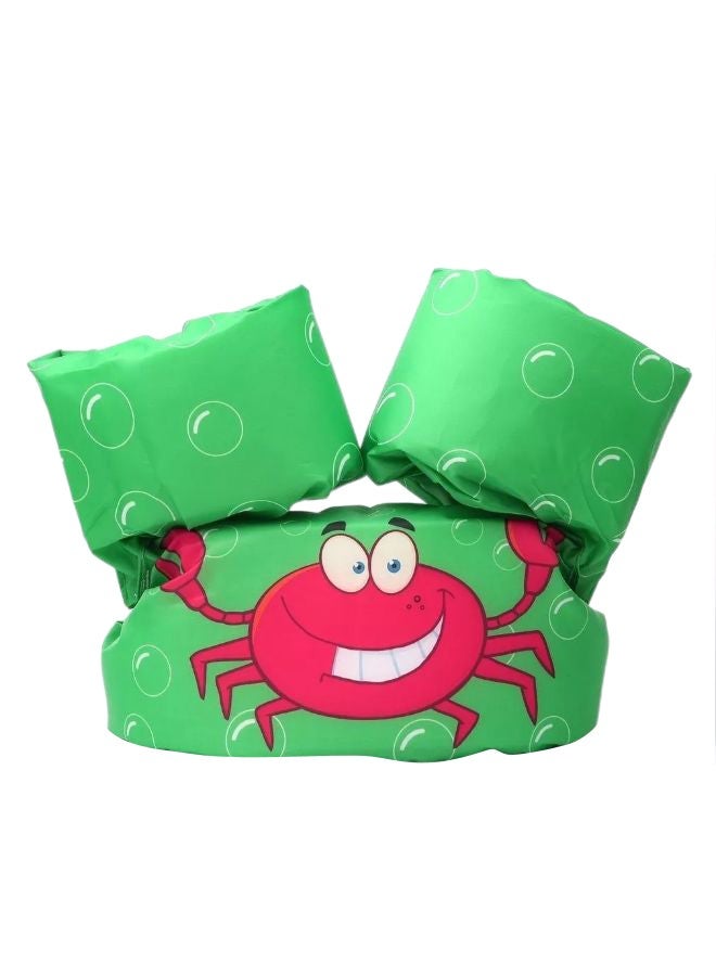NIBEMINENT Crab Print Toddler Swimming Life Jacket - Image 1