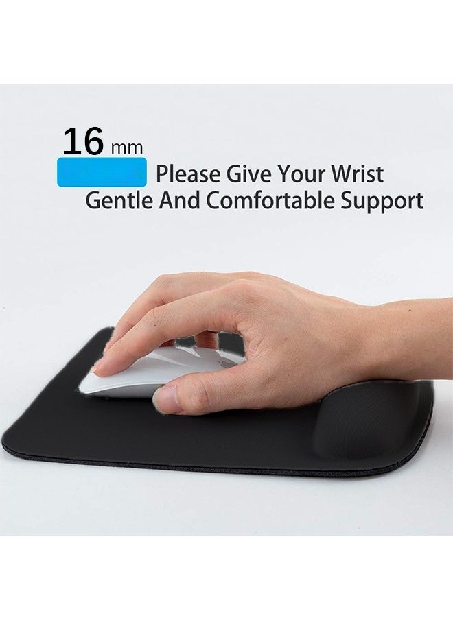 Generic Ergonomic Mouse Pad Wrist Support, Comfortable Mouse Pad Wrist Rest, Relieve Wrist Pain Gel Mouse pad, Non-Slip Rubber Base Mousepad for Laptop (Black）  - Image 5