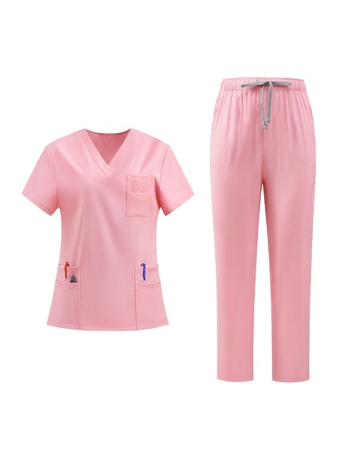 Joychic Womens Men Medical Scrubs Set Unisex Scrub Top and Scrub Pant Set Medical Uniform Scrubs Medical Uniform Set - Image 4