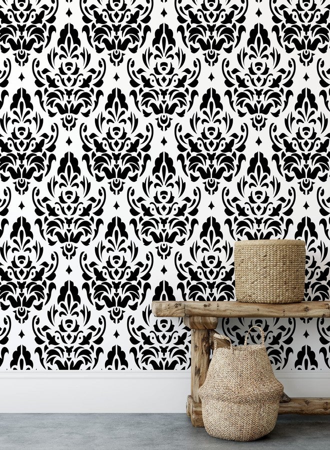 Stencil Revolution Damask Stencil - Add A Designer Touch to Your Home - Wall Stencil, Damask Pattern, Damask of Stencil, Craft Stencil - Image 2