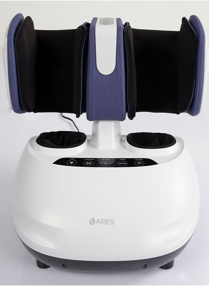 ARES uComfort Foot And Calf 2 Intensity Adjustment Full-Coverage 360° Soothing Heat, Roller Massage  - Image 2