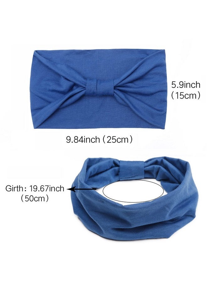 Tobeffect - Tobeffect Headbands for Women African Boho Wide Hairband Headband Knotted Head Wraps Turbans Hair Accessories - Image 1
