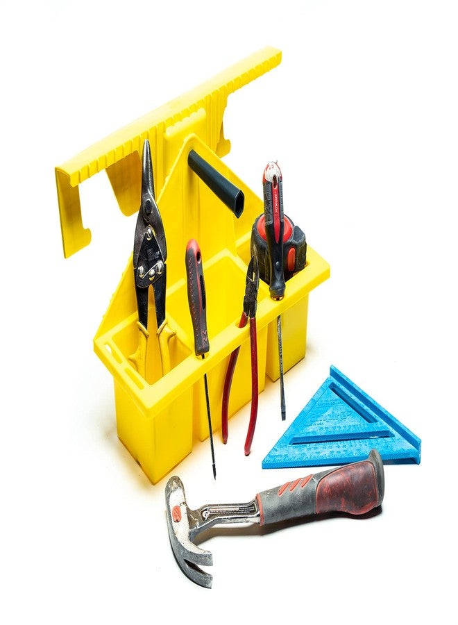 Jokari Universal Rotating Ladder Tray. Hold Tools, Nails, Screws, Paint, Brushes and Accessories. Hook 3 Bucket Shelf On Any Rung For Auto Storage Platform. Little Attachment Caddy, Giant Benefits - Image 4