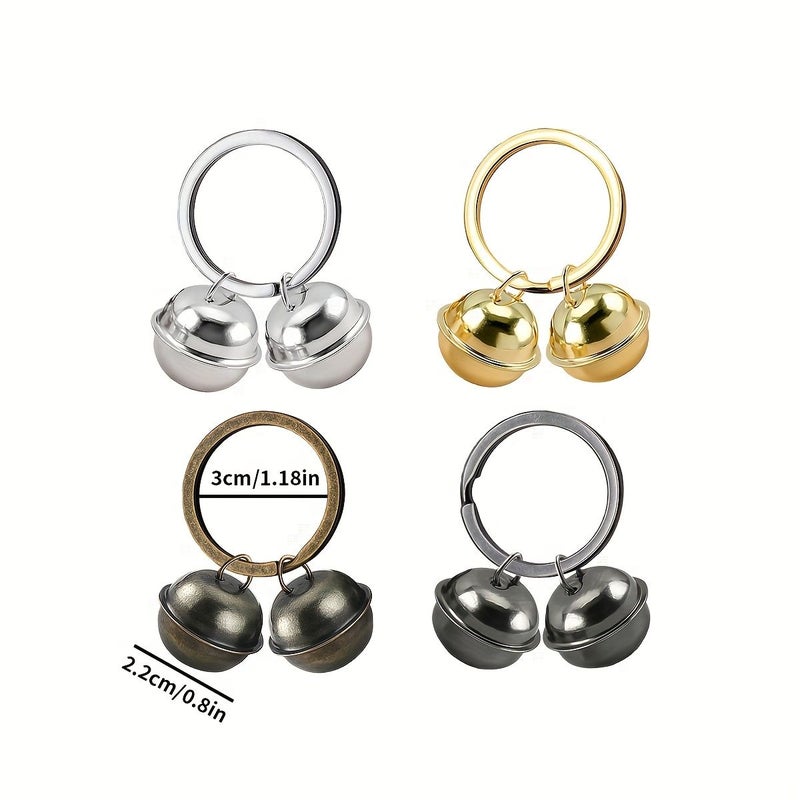 4 Pcs Metal Black Copper Pet Bells for Cat Dog Collar Vintage Lost Pet Training Accessories - Image 4