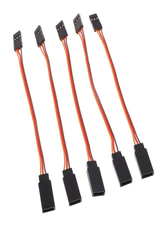 ALAMSCN 3-Pin Servo Extension Cable Cord 10cm/4'' 3.93 inch Female to Male Lead Wire Connector JR for RC Car Airplanes Remote Control (Pack of 10) - Image 2
