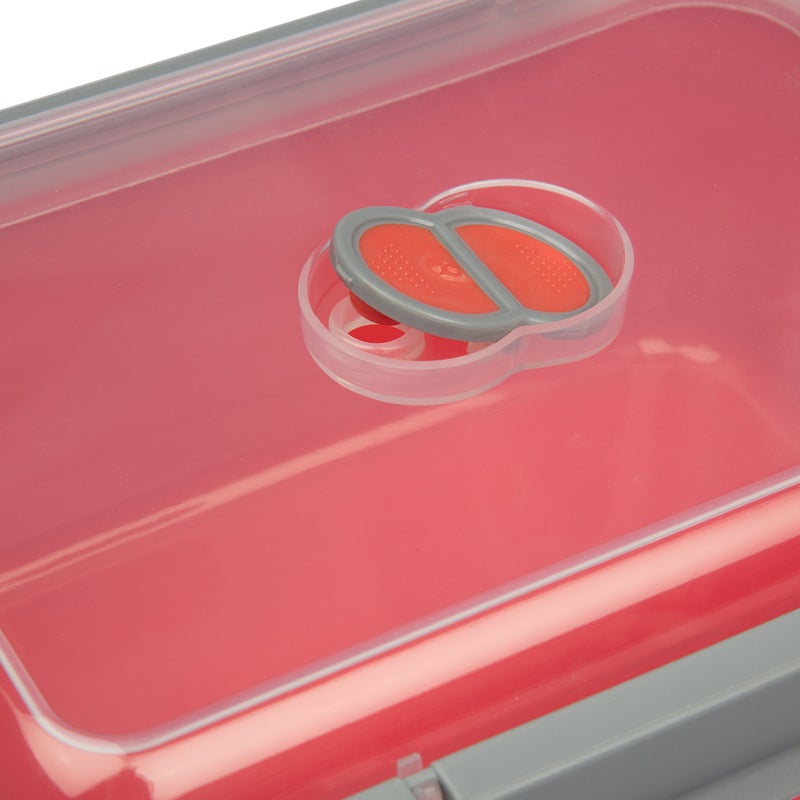 Good Cooking Microwave Food Storage Containers- Set of 3 Nesting Microwave Cookware Meal Prep Containers w Locking Steam Vent Lids- BPA Free  Fridge and Freezer Safe - Image 5
