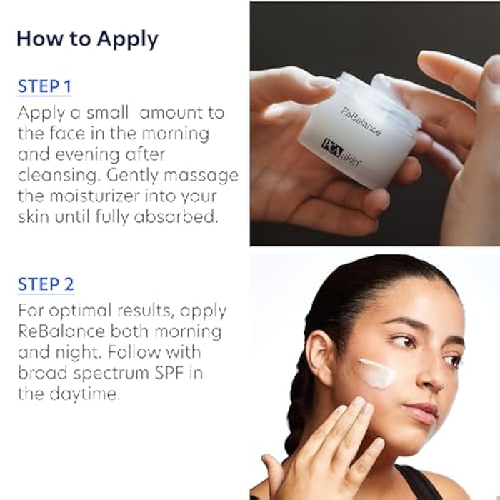 PCA SKIN ReBalance Sensitive Moisturizer for Face - ReBalance Daily Face Moisturizer, Creamy, 1.7 fl oz Jar - Image 5