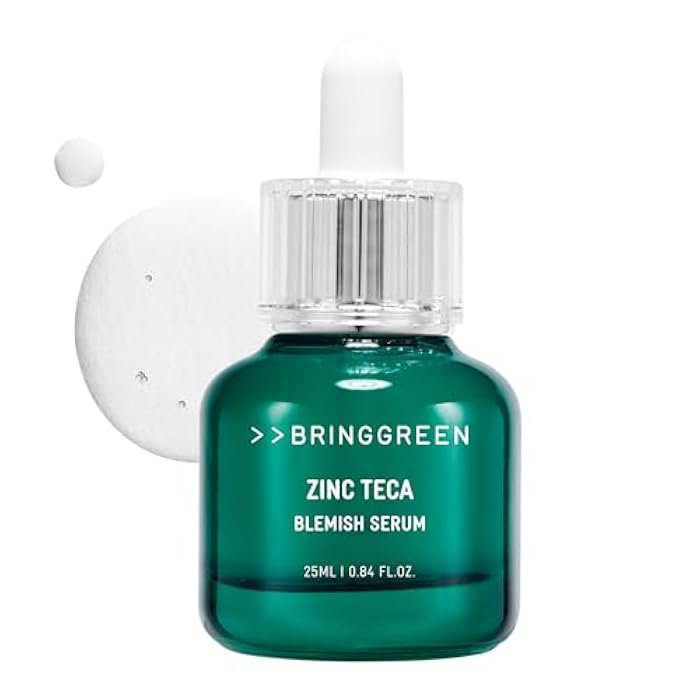 BRING GREEN ZINC TECA Serum with Niacinamide | Soothing Face Serum for Sensitive Skin, Pore Minimizing & Hydrating | Korean Skincare for Breakouts & Uneven Texture - Image 1