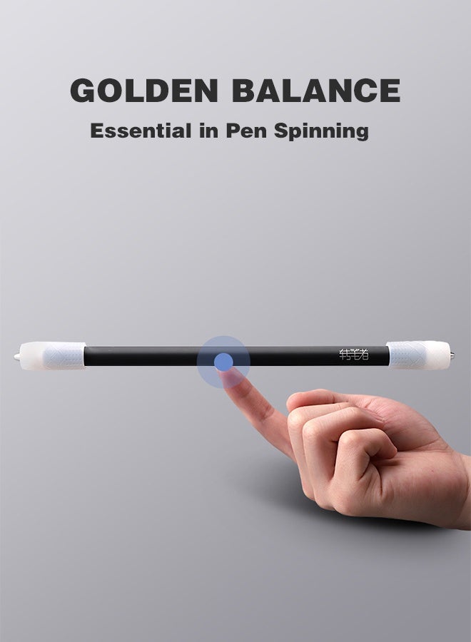 Organizer 2 Pieces Spinning Pen, Rolling Finger Rotating Gaming, Trick Pen Mod with Tutorial No Refill Stress Releasing Brain Training Toys for Adults Office Supplies (Mixed Color) - Image 4