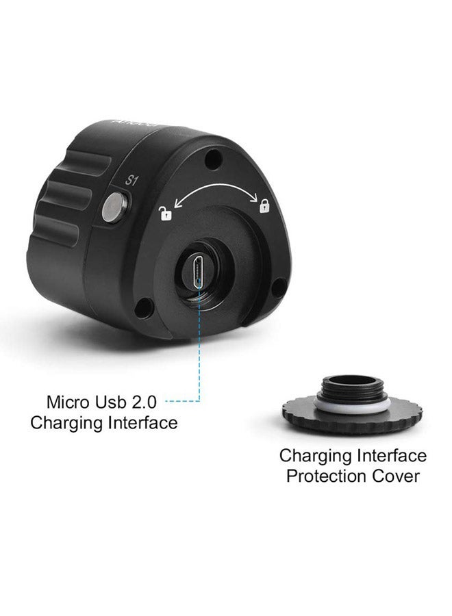 NIBEMINENT Waterproof Professional Diving LED Video Light With Accessories White  - Image 5