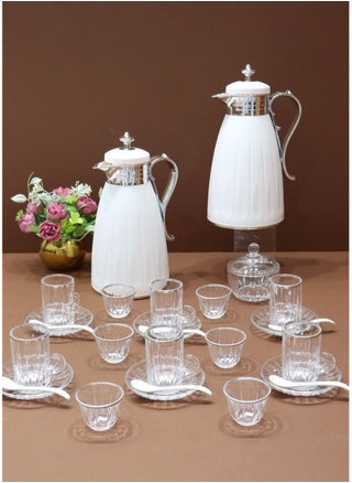 The Tea and Coffee Thermos Set with Cups and Sugar Bowl (28 Pieces) is an elegant and coordinated set for serving hot drinks, ideal for everyday use and occasions. - pzsku/ZFD11C365CC0834D1C0F5Z/45/_/1738864637/5dba082b-0398-4e98-a463-0e26f2092ef5