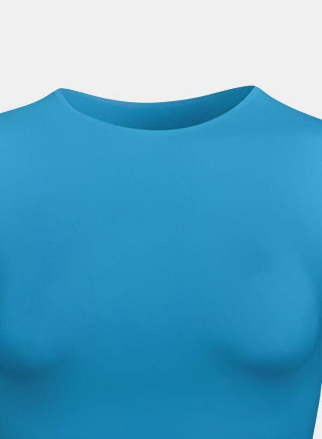 Silvy Lycra Bianca Top Sleeveless Round Neck For Women - Image 3