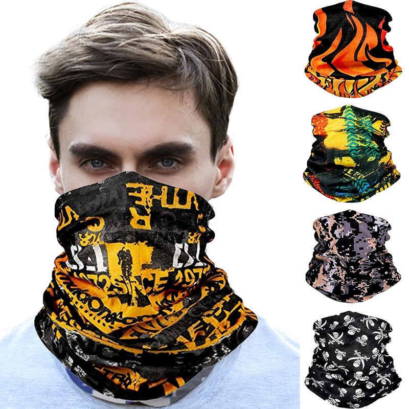 lowercase Store lowercase Face Cover for Men Full Face Mask Helmet Accessories Bike Mask Cycling Accessories for Men Bike Riding Accessories (Pack Of 5) - Image 1