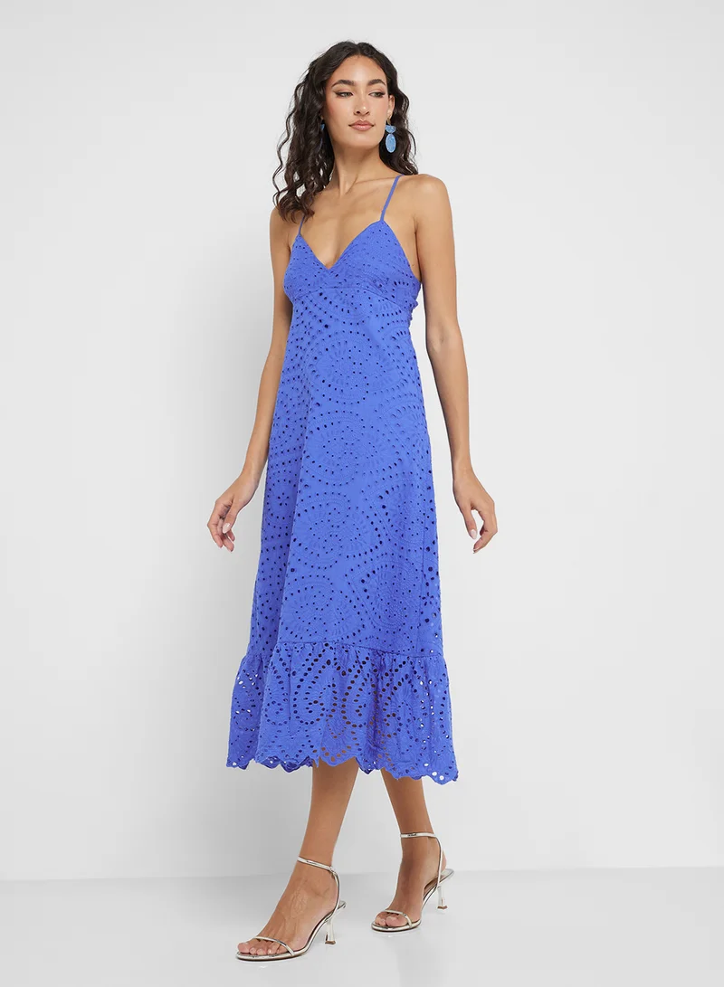 Ginger Eyelet Cotton Dress