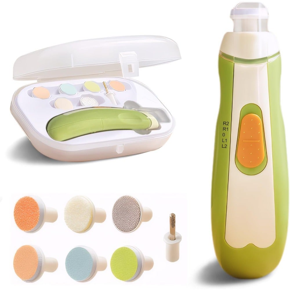 Generic Baby Electric Nail Trimmer Safe + Easy Baby Nail File, Baby ...