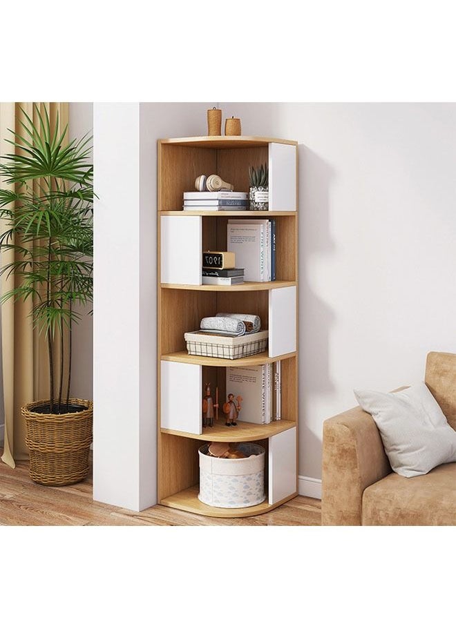 5 Tier Creative Corner Shelf Book Stand Rack
