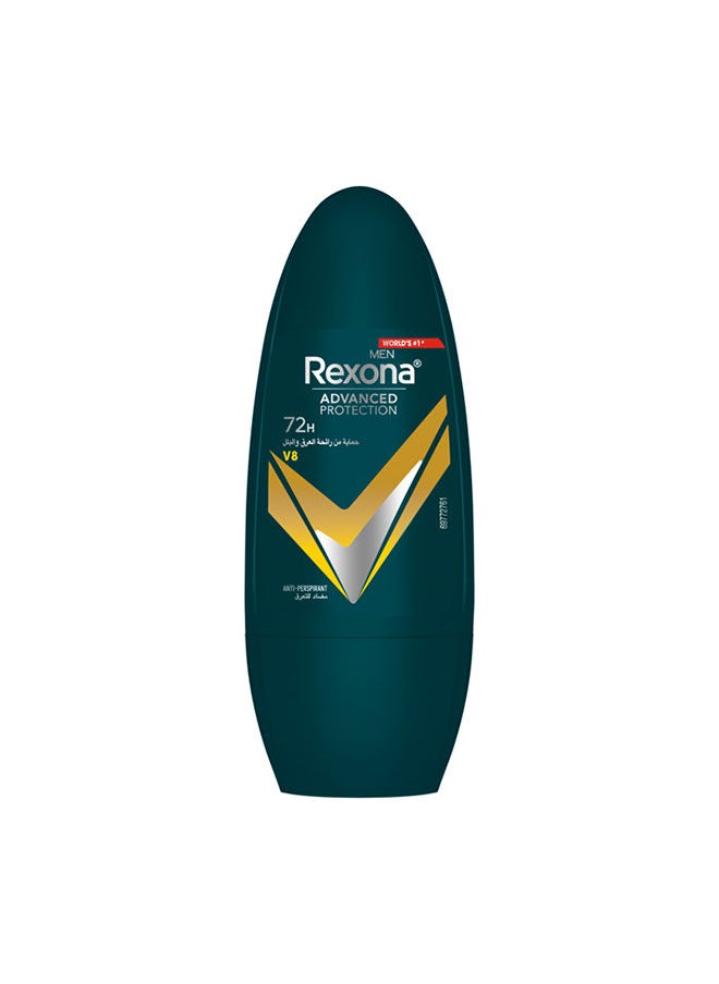 Rexona - حماية متقدمة 72 ساعة+ مزيل العرق V8 رول أون - Image 1
