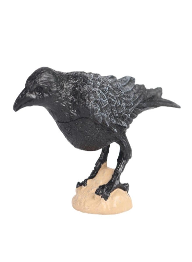 SECRET DESIRE Parrot Figurines Toy Educational Realistic Raven Bird Figurines Party Favors - Image 1