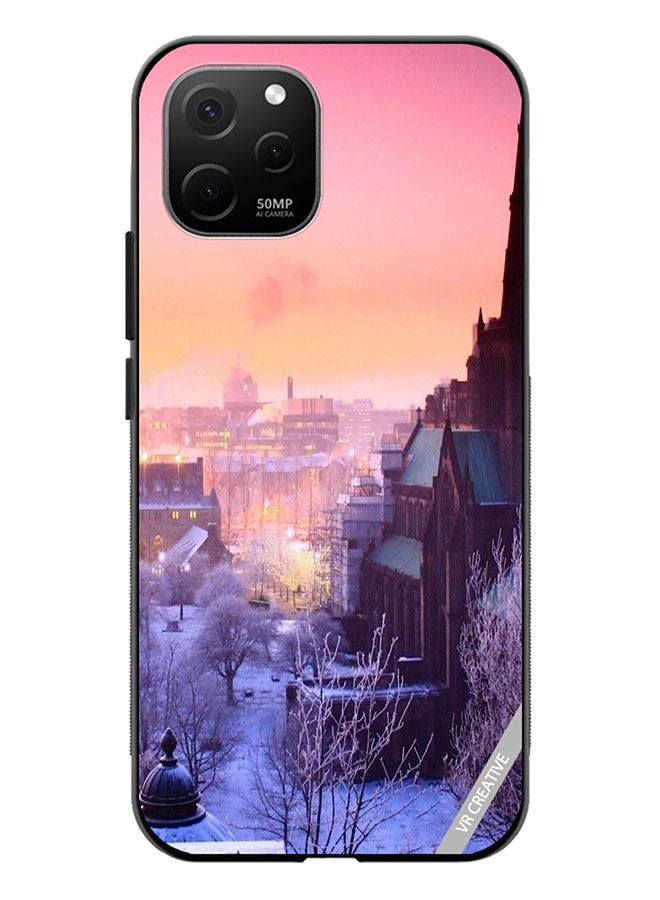 VR CREATIVE Protective Case Cover For Huawei Nova Y61 Quebec Winter Design Multicolour - Image 1