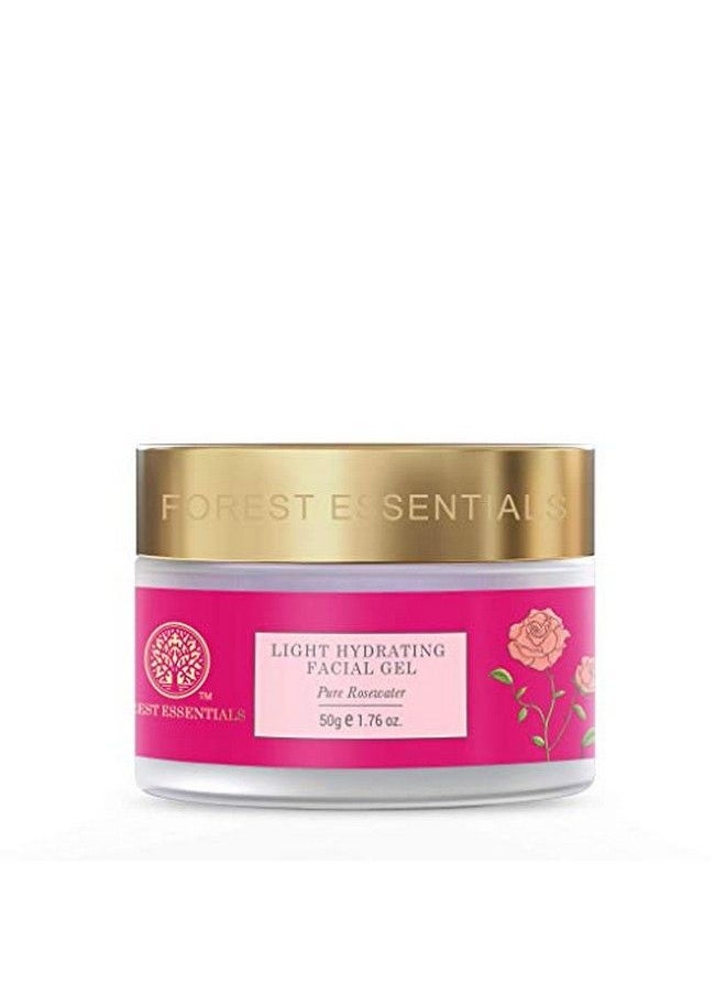 Forest Essentials Light Hydrating Facial Gel Pure Rosewater;Soothes & Renews Hydration;Unisex Face Gel;50 G  - Image 2