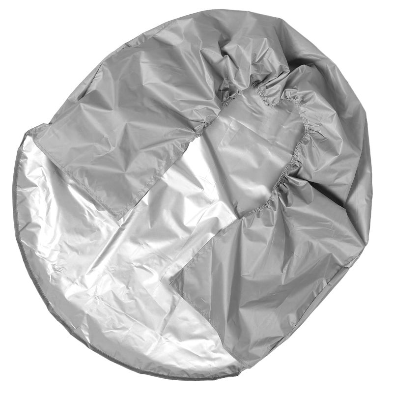 Frost Resistant Windproof Tire Cover 210d Grey Large 82cm For Car Truck RV Trailer - Image 2