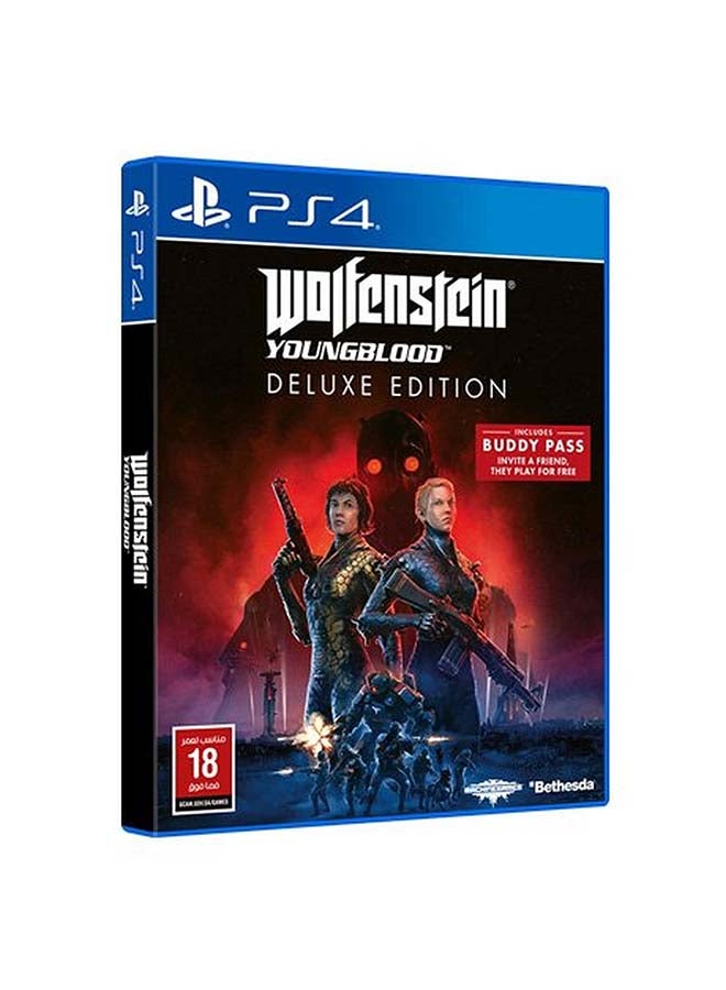 بيثيسدا لعبة الفيديو "Wolfenstein Youngblood Deluxe Edition" - الأكشن والتصويب - playstation_4_ps4 - Image 1