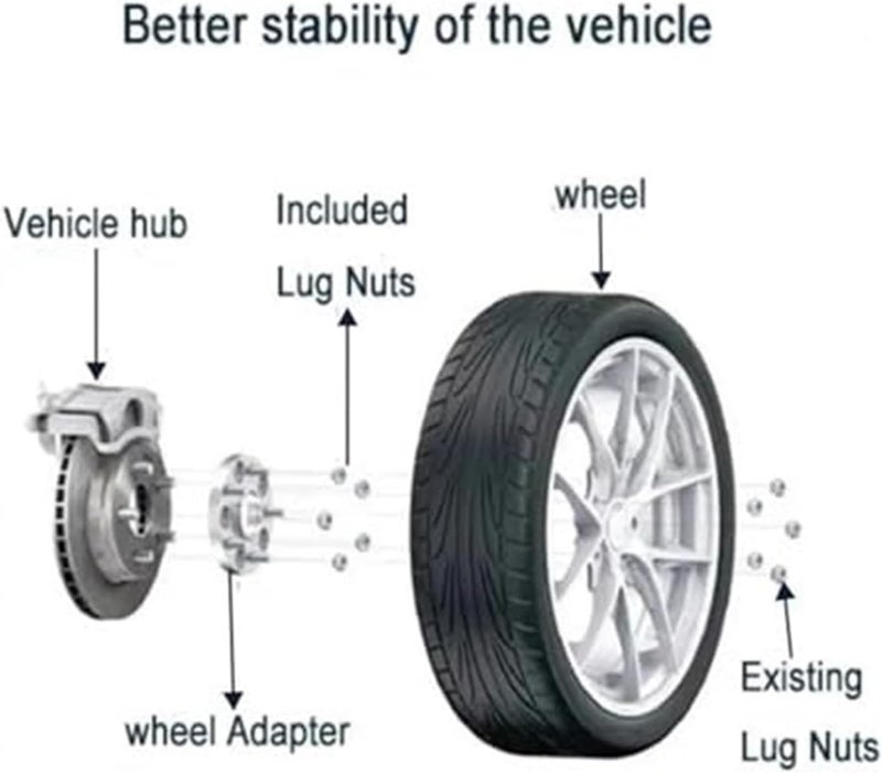QASULER 2pcs Aluminum Wheel Spacers 15mm/20mm - Image 2